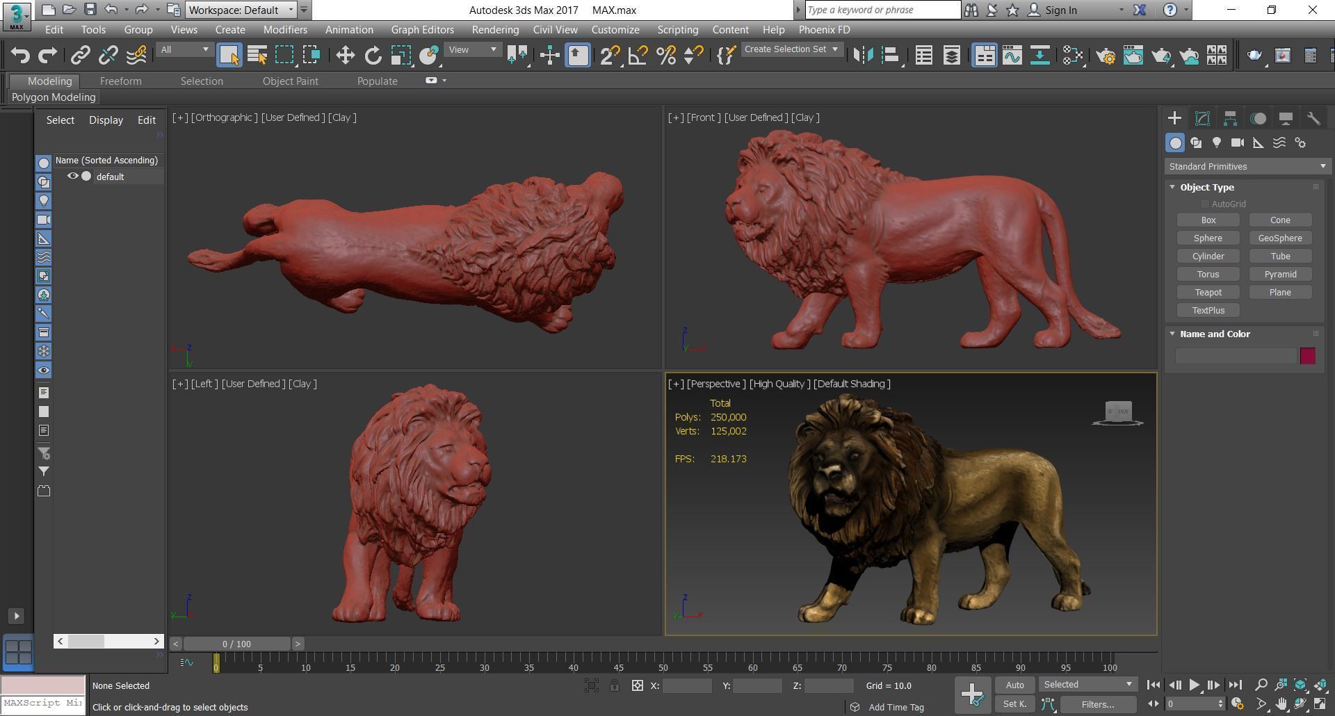 Animal - Lion 3D model_3