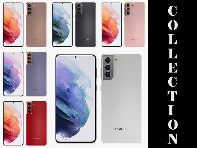 Samsung Galaxy S21 Plus All Colors 3D model