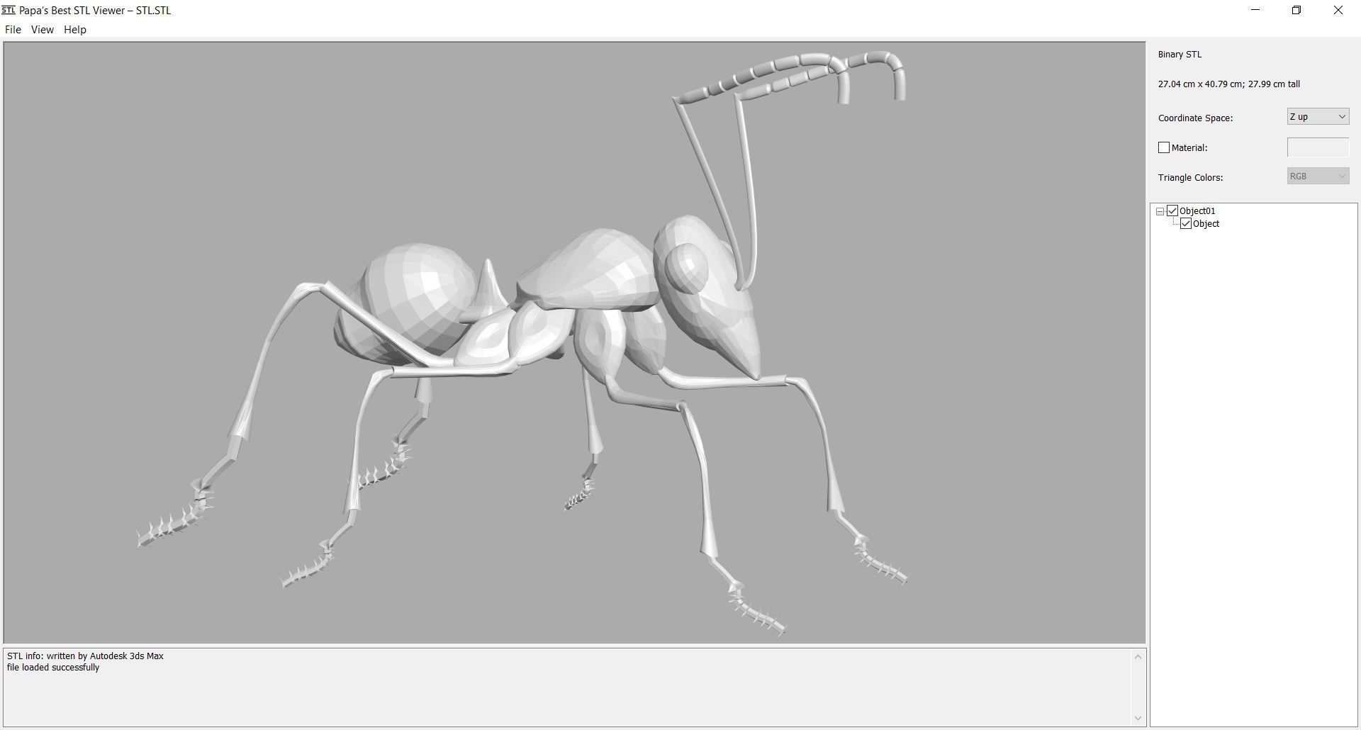 Animal - ant 3D model_4