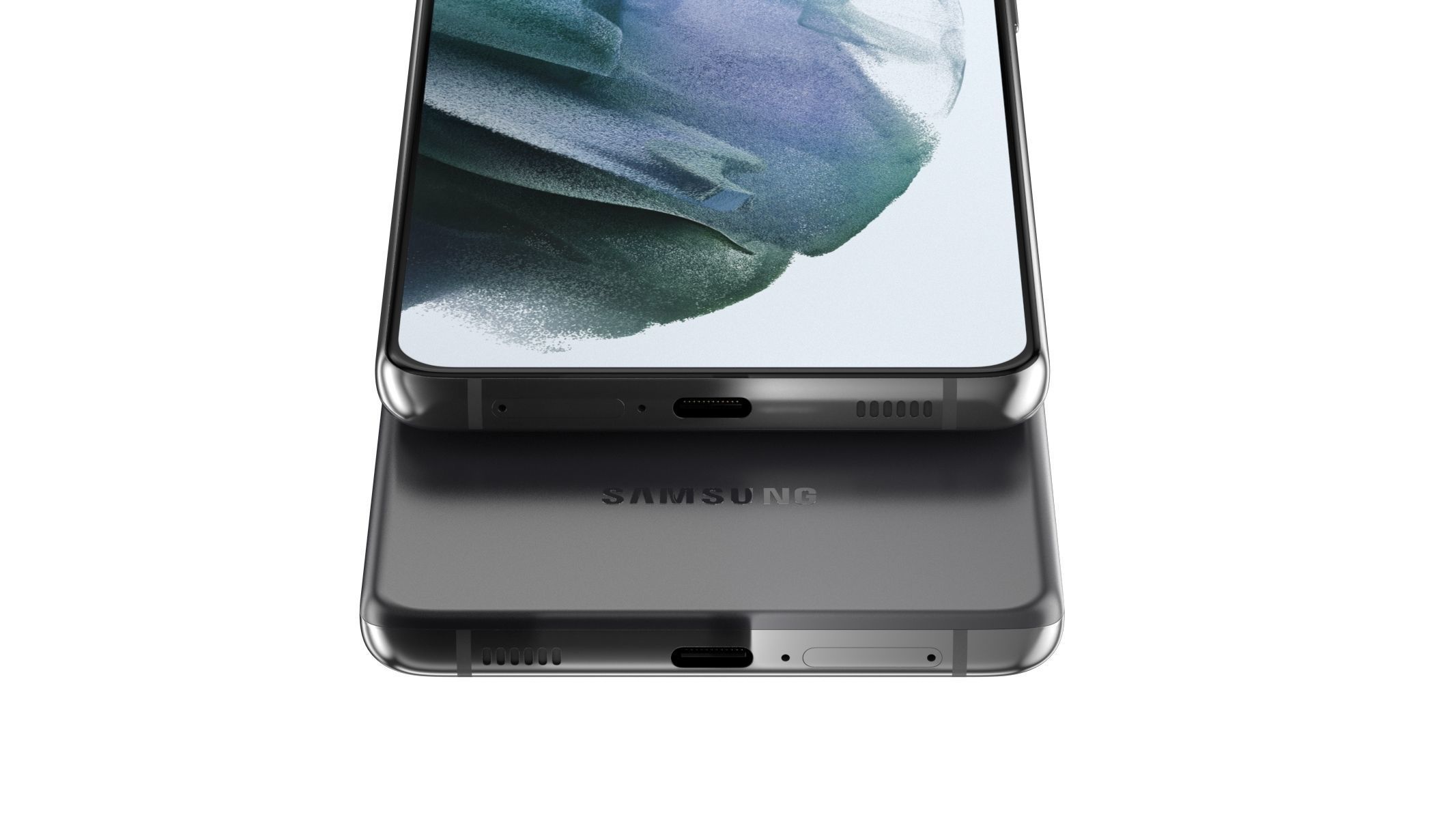 Samsung Galaxy S21 Plus Phantom Gray 3D model_9