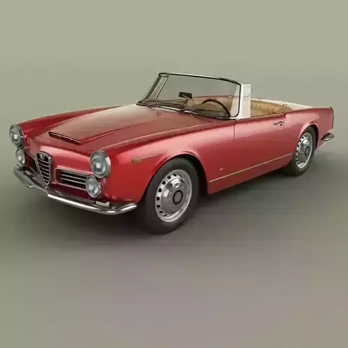 Alfa Romeo 2600 Touring Spider 3D model