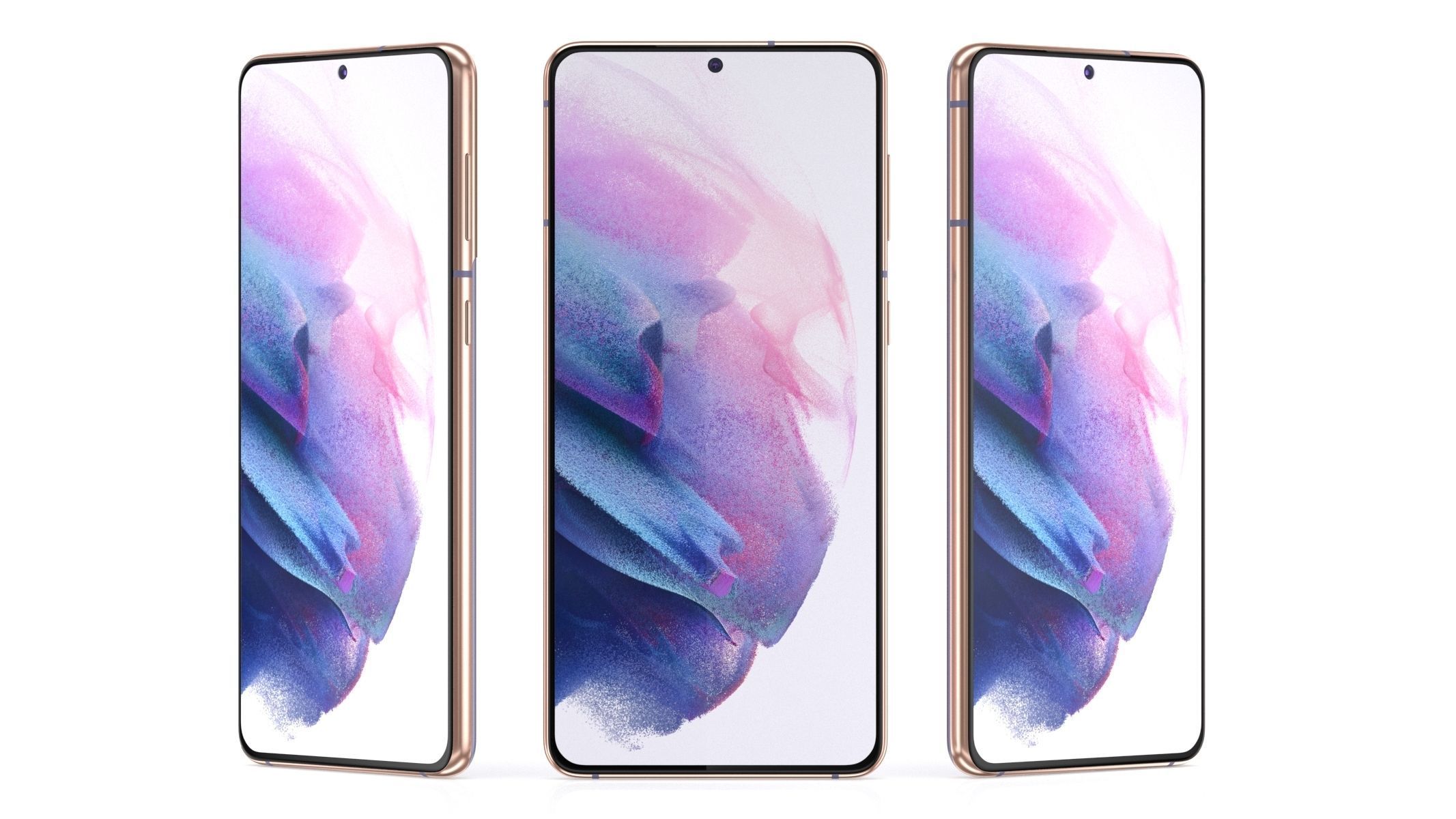 Samsung Galaxy Plus S21 Phantom Violet 3D model_7