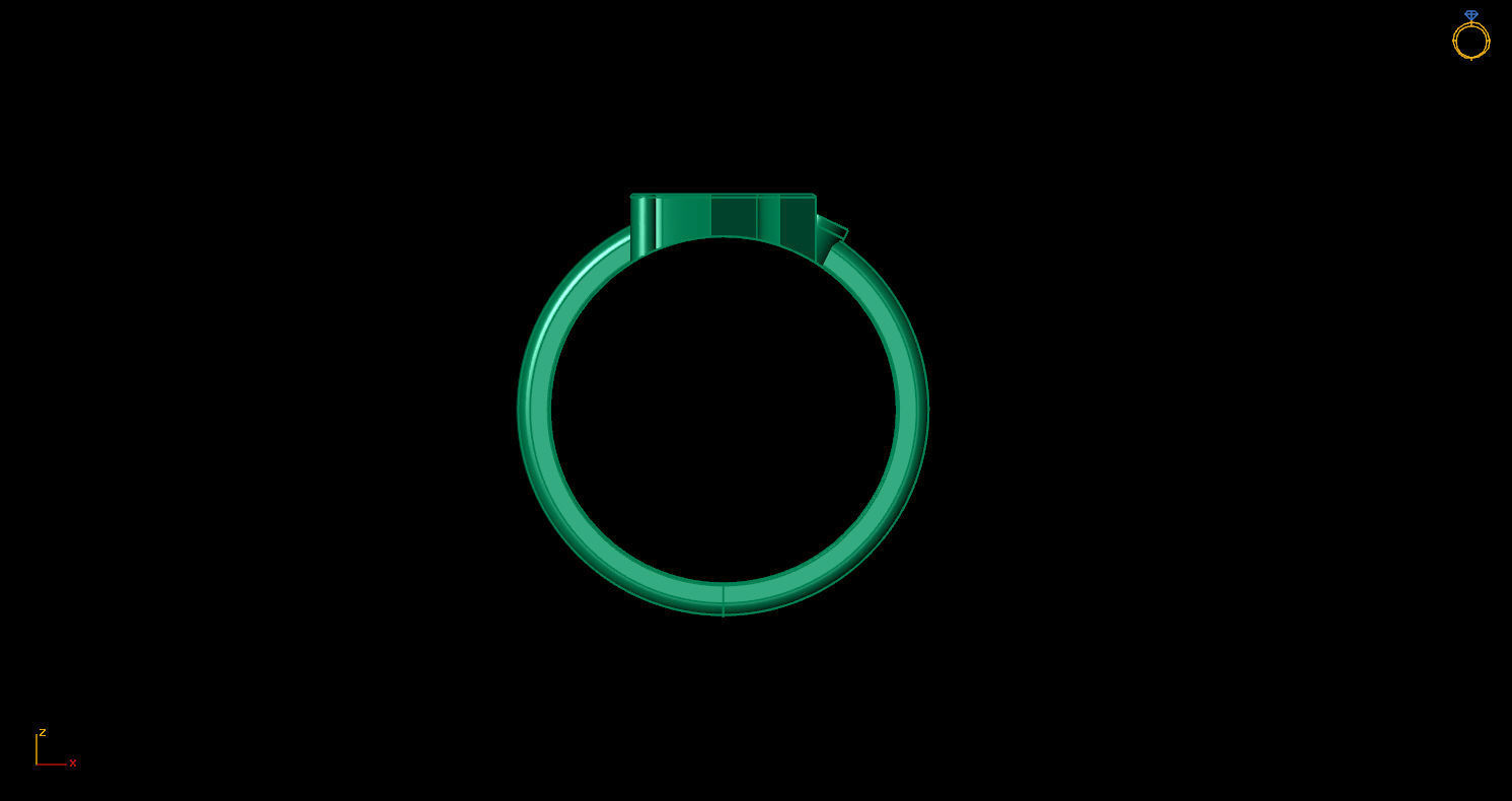 - Old English font ring A 3D print model_7