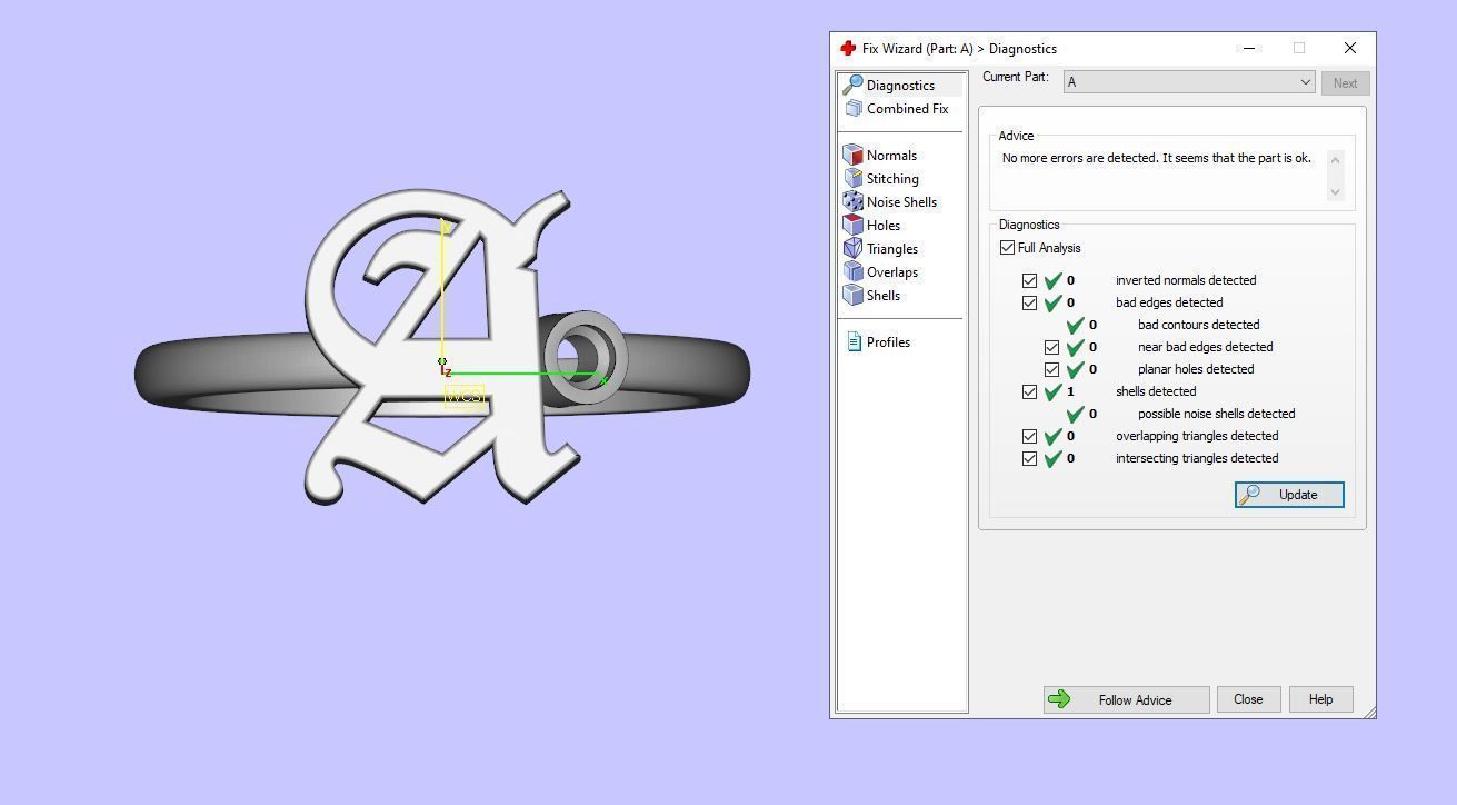 - Old English font ring A 3D print model_13