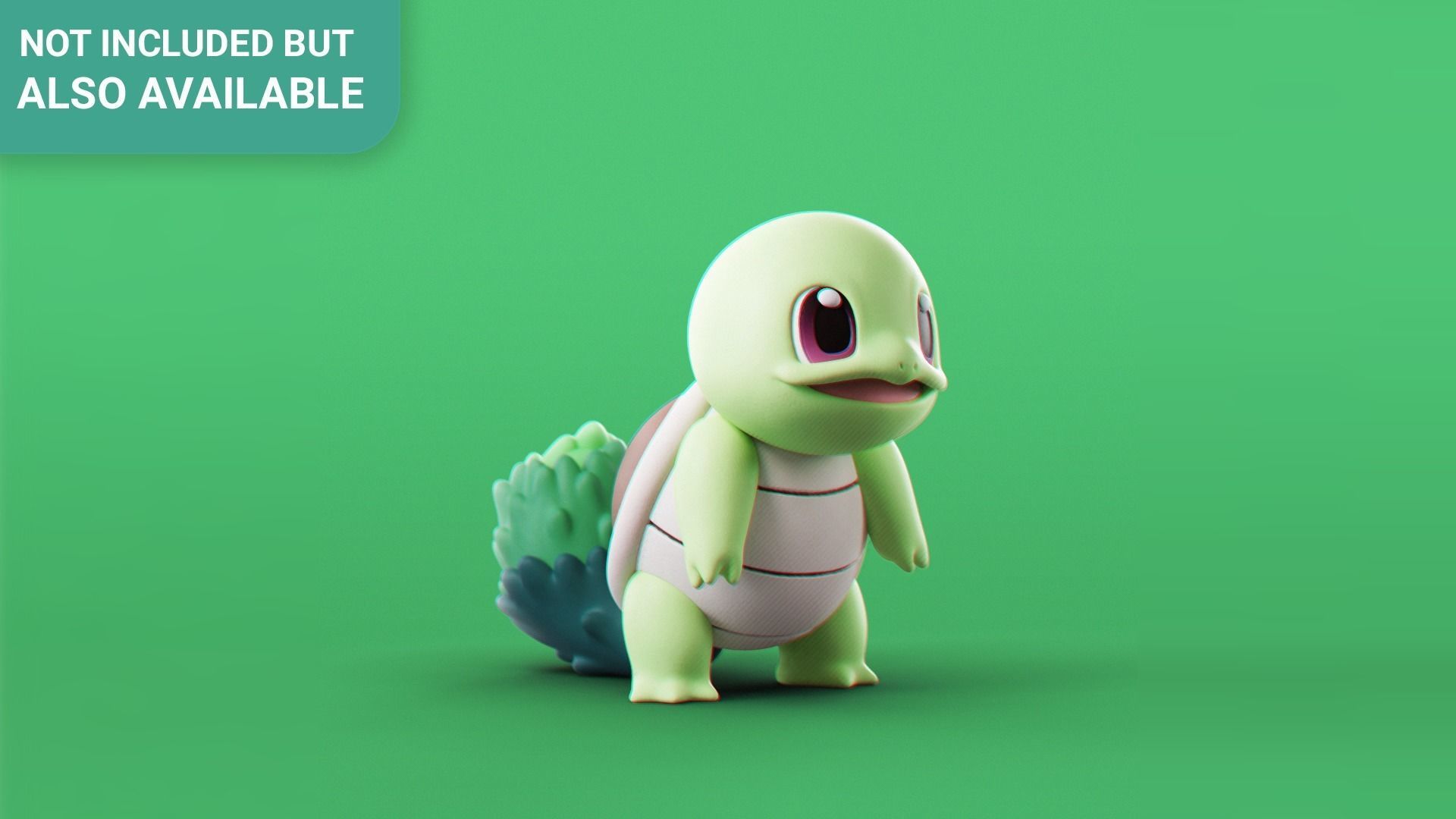 Pokemon - Water Bulbasaur 3D print model_13