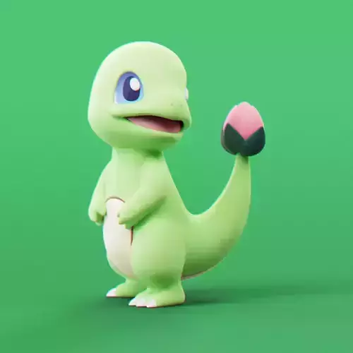 Pokemon - Grass Charmander 3D print model