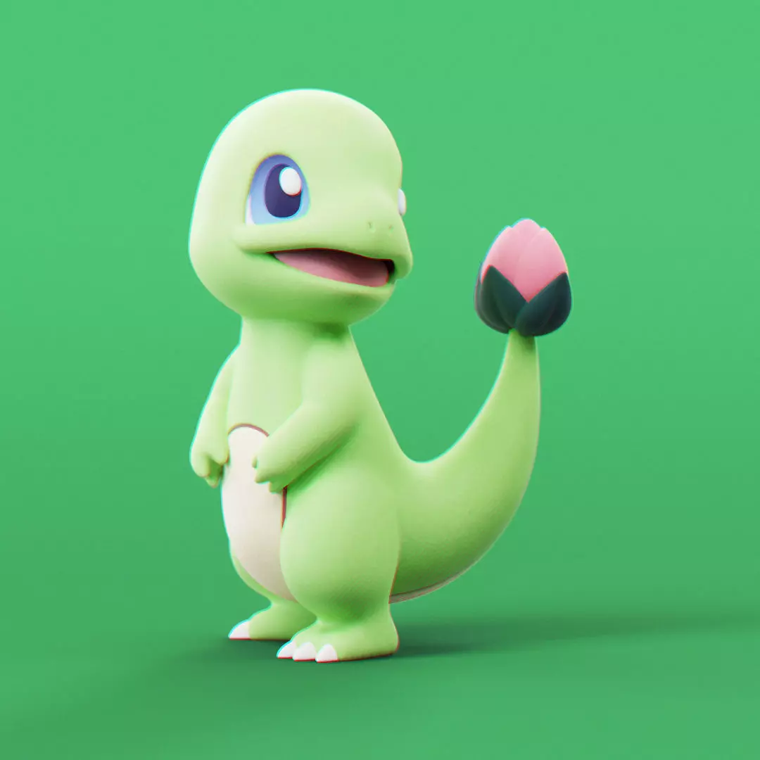 Pokemon - Grass Charmander 3D print model_0