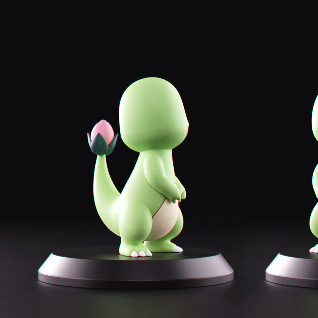 Pokemon - Grass Charmander 3D print model_2