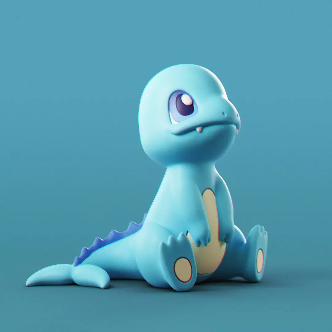 Pokemon - Water Charmander 3D print model_0