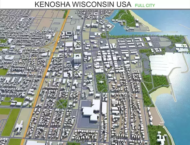 Kenosha Wisconsin USA 25km
