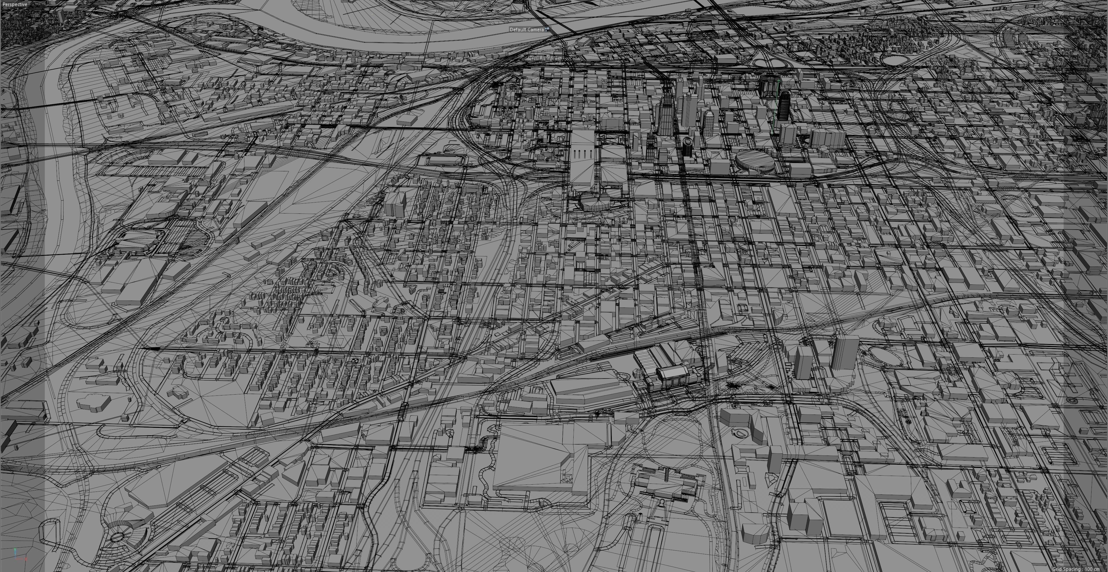 Kansas City Missouri USA Low-poly 3D model_20
