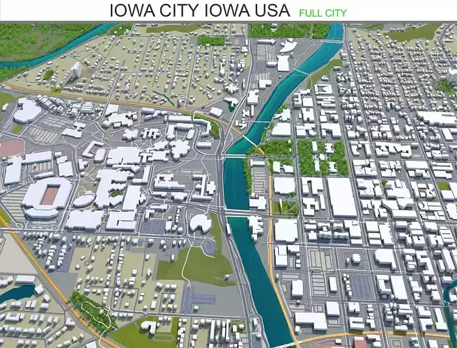 Iowa City Iowa USA 20km