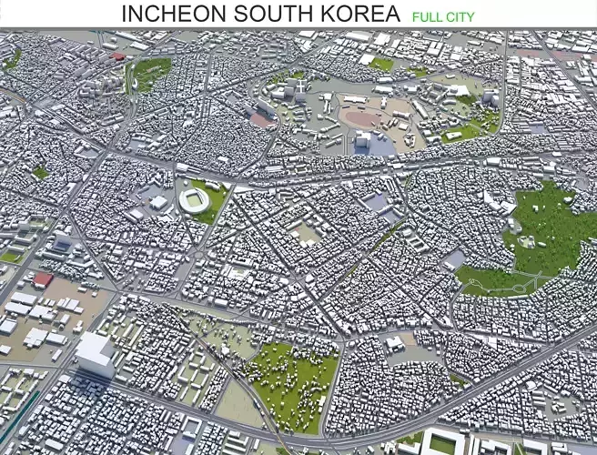 Incheon South Korea 100km