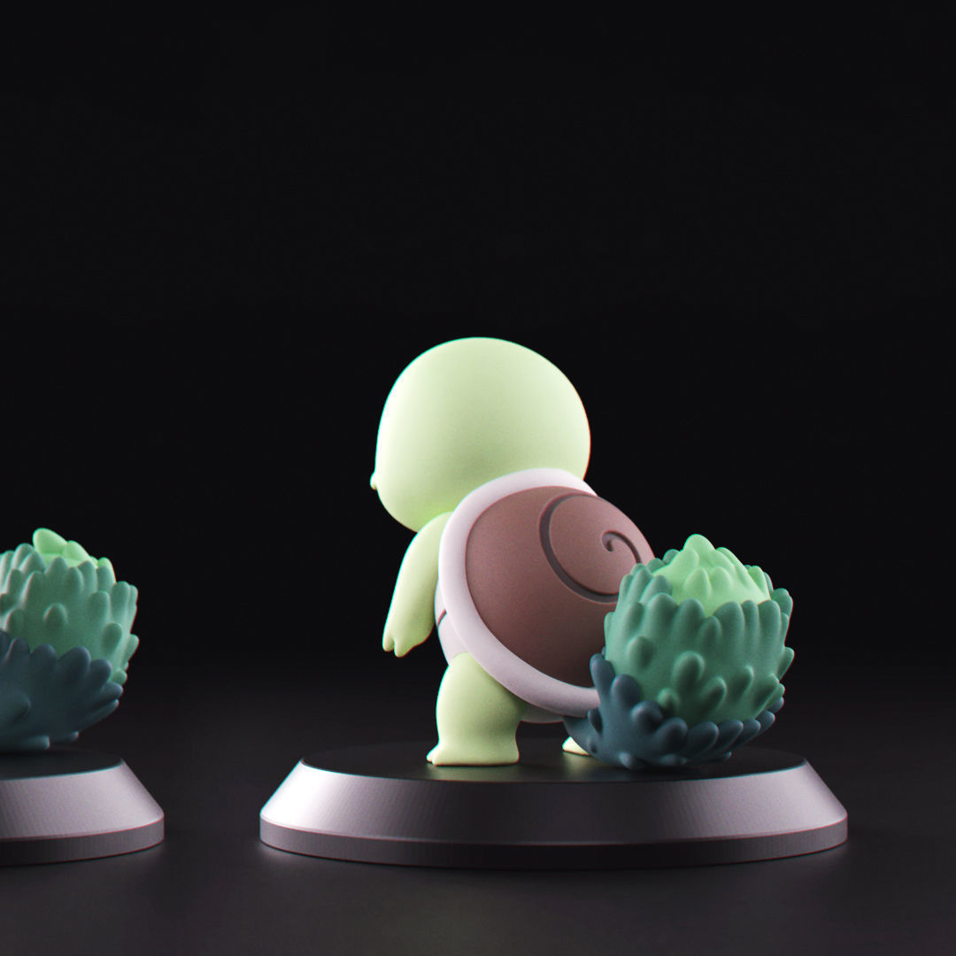 Pokemon - Grass Squirtle 3D print model_4