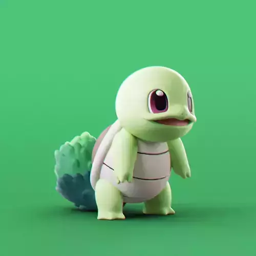 Pokemon - Grass Squirtle 3D print model