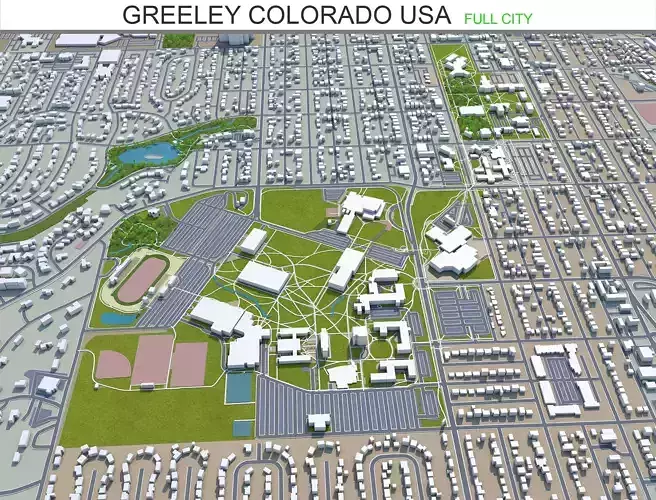Greeley Colorado USA 40km