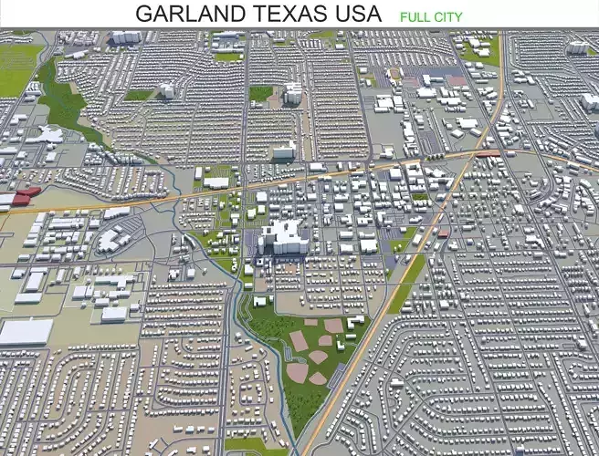Garland Texas USA 30km