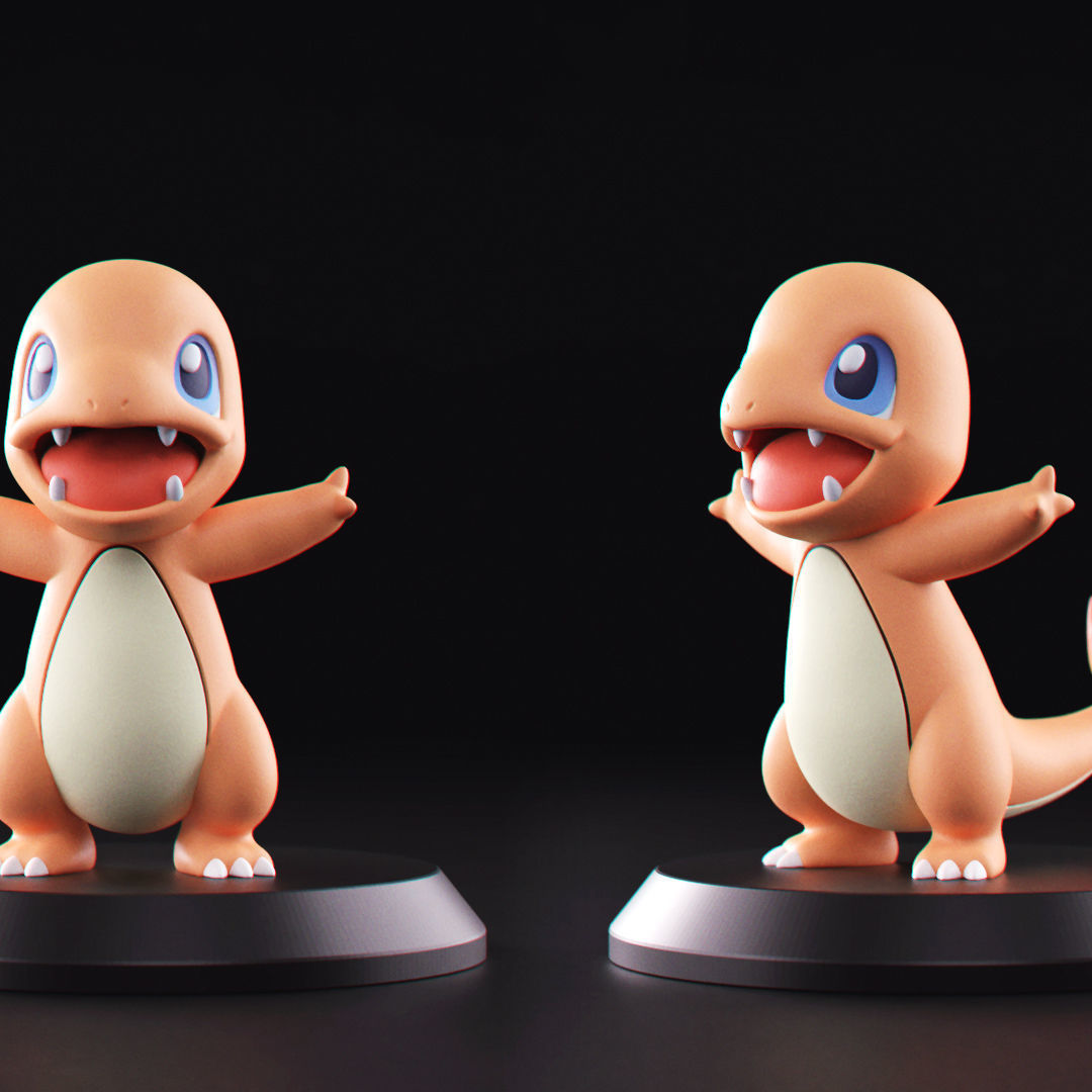 Pokemon - All Starters 3D Model Collection_14