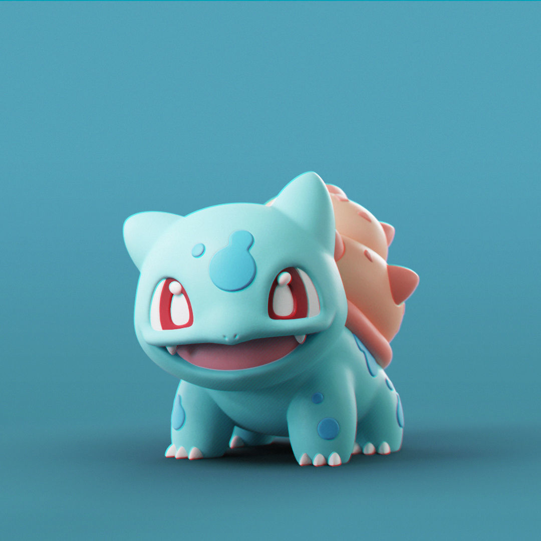 Pokemon - All Starters 3D Model Collection_4