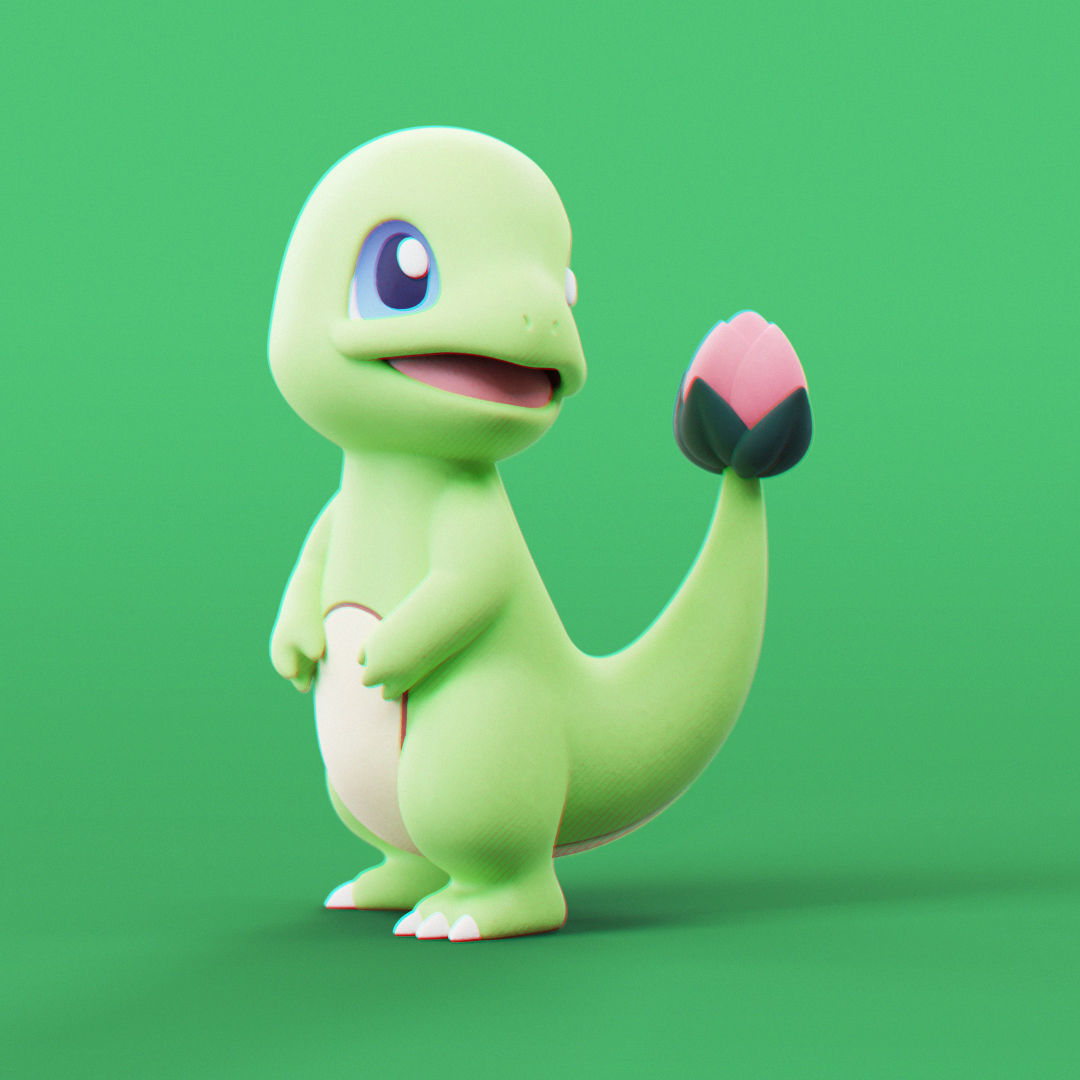 Pokemon - All Starters 3D Model Collection_5