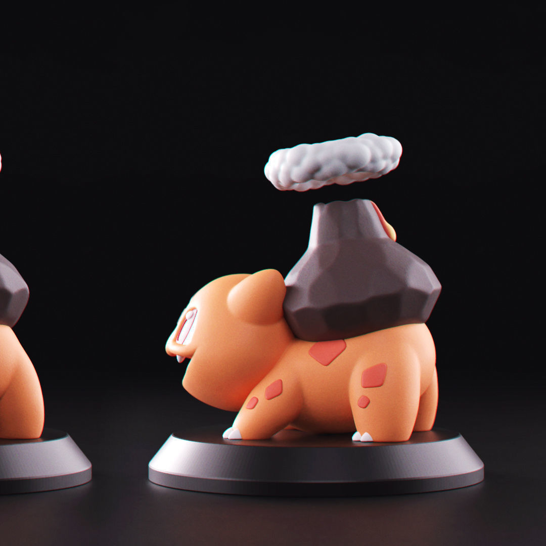 Pokemon - All Starters 3D Model Collection_30