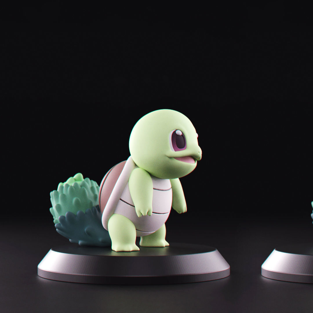 Pokemon - All Starters 3D Model Collection_34