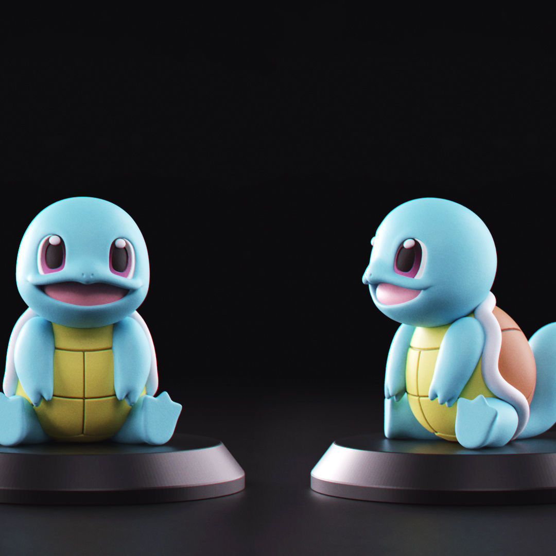 Pokemon - All Starters 3D Model Collection_17