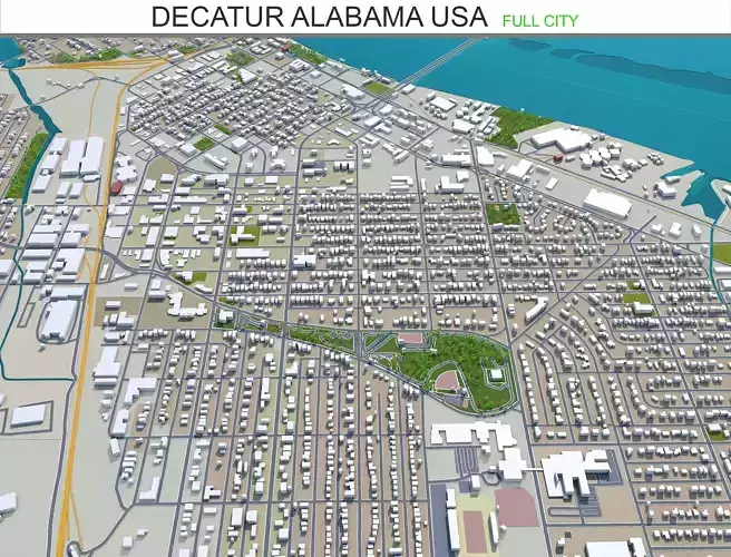 Decatur Alabama USA 30km