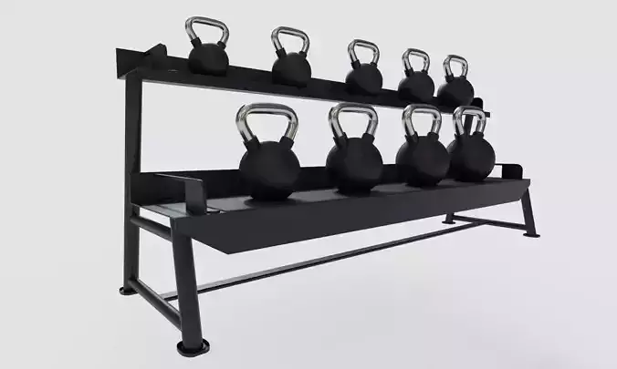 Weight storage - kettlebell Rack