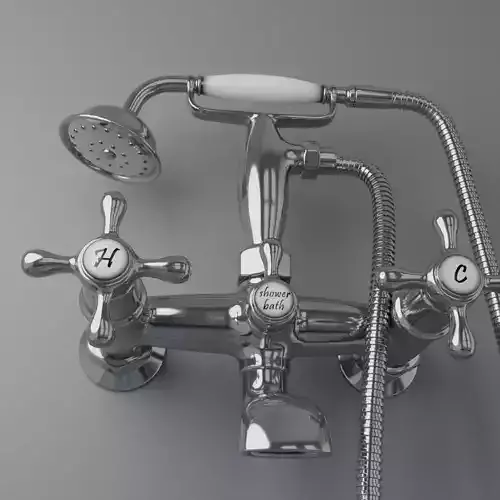 Victorian faucet and bathtub mixer