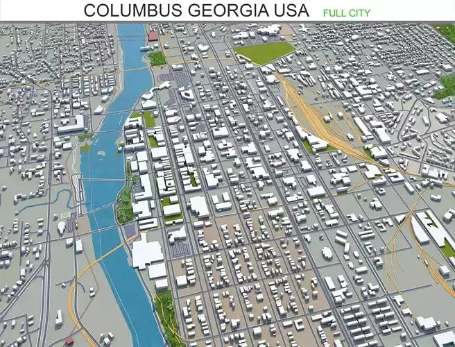 Columbus Georgia USA 50km