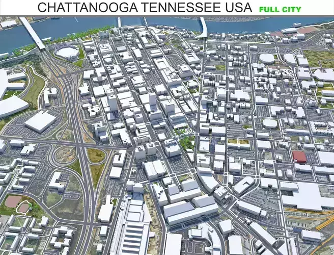 Chattanooga City Tennessee USA