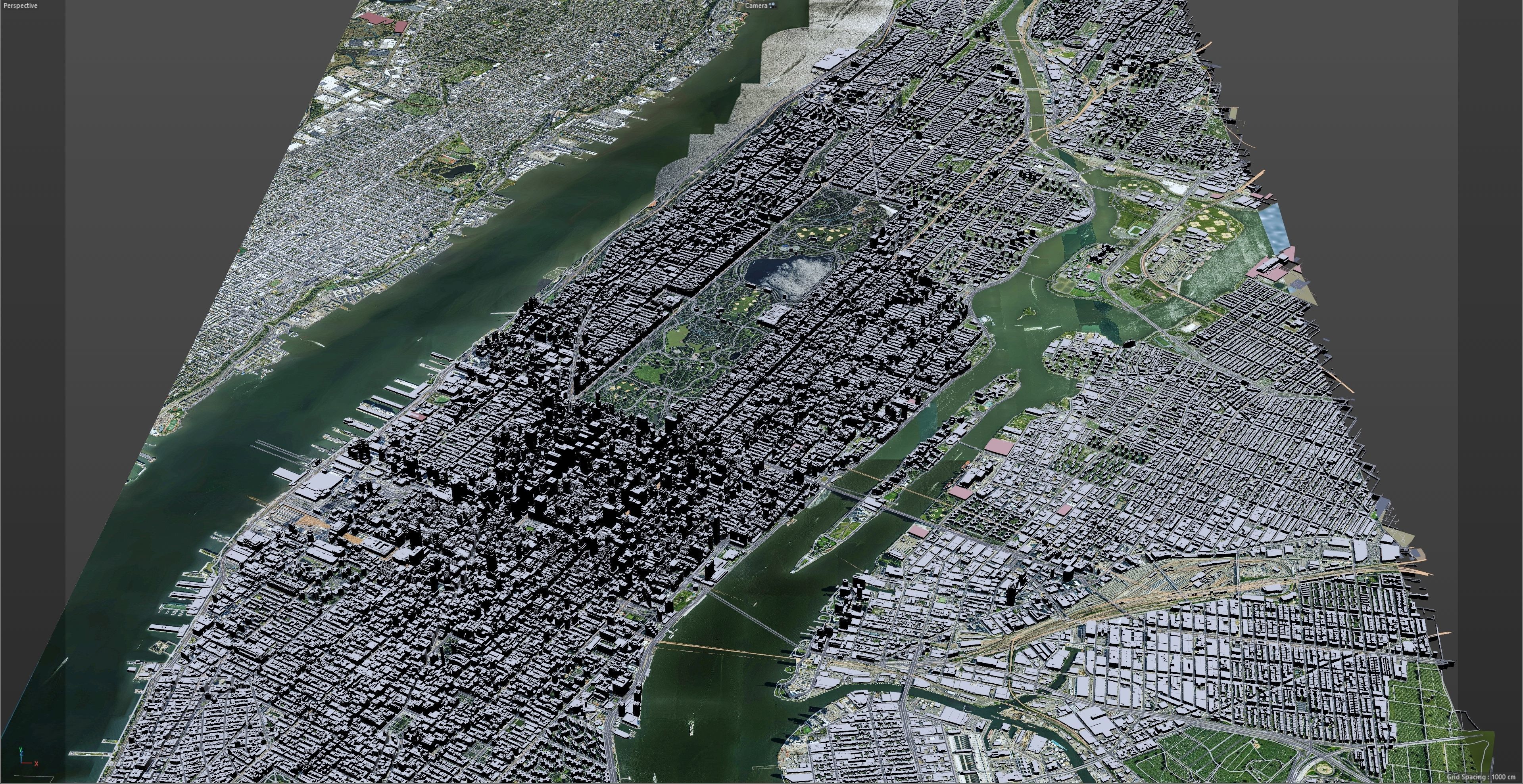 Central Park - Manhattan - New York  Low-poly 3D model_10