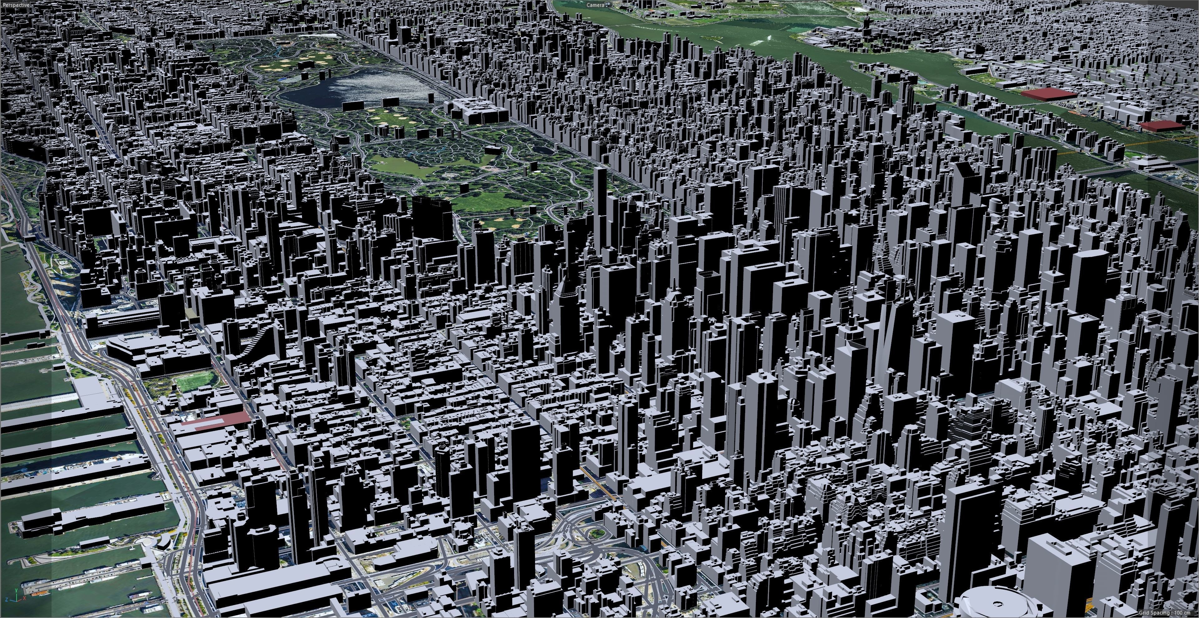 Central Park - Manhattan - New York  Low-poly 3D model_15