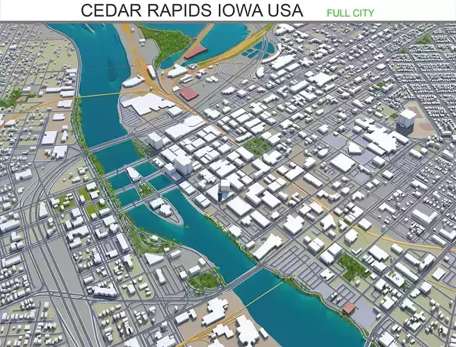 Cedar Rapids Iowa USA 30km