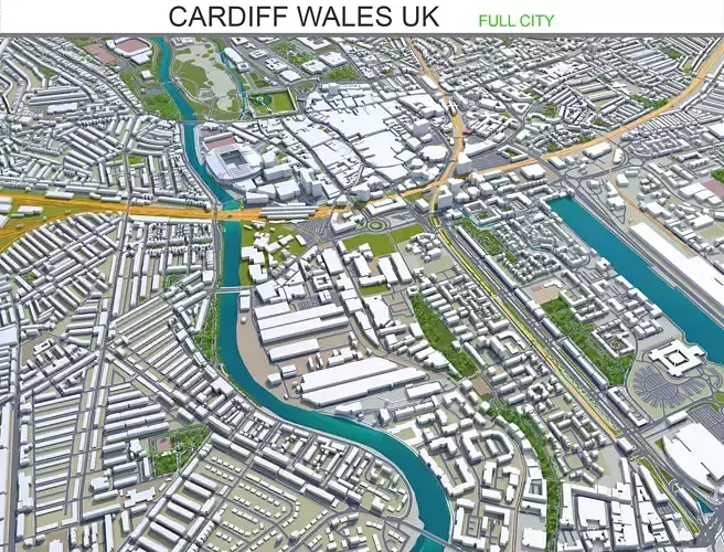 Cardiff Wales United Kingdom 30km