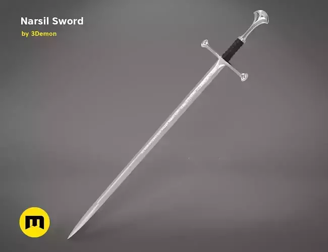Narsil Sword Free 3D print model
