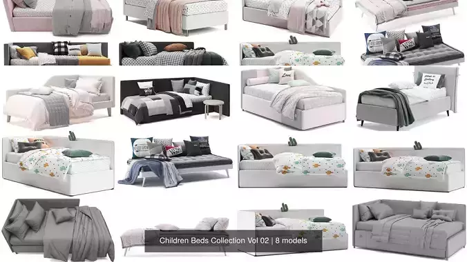 Children Beds Collection Vol 02 