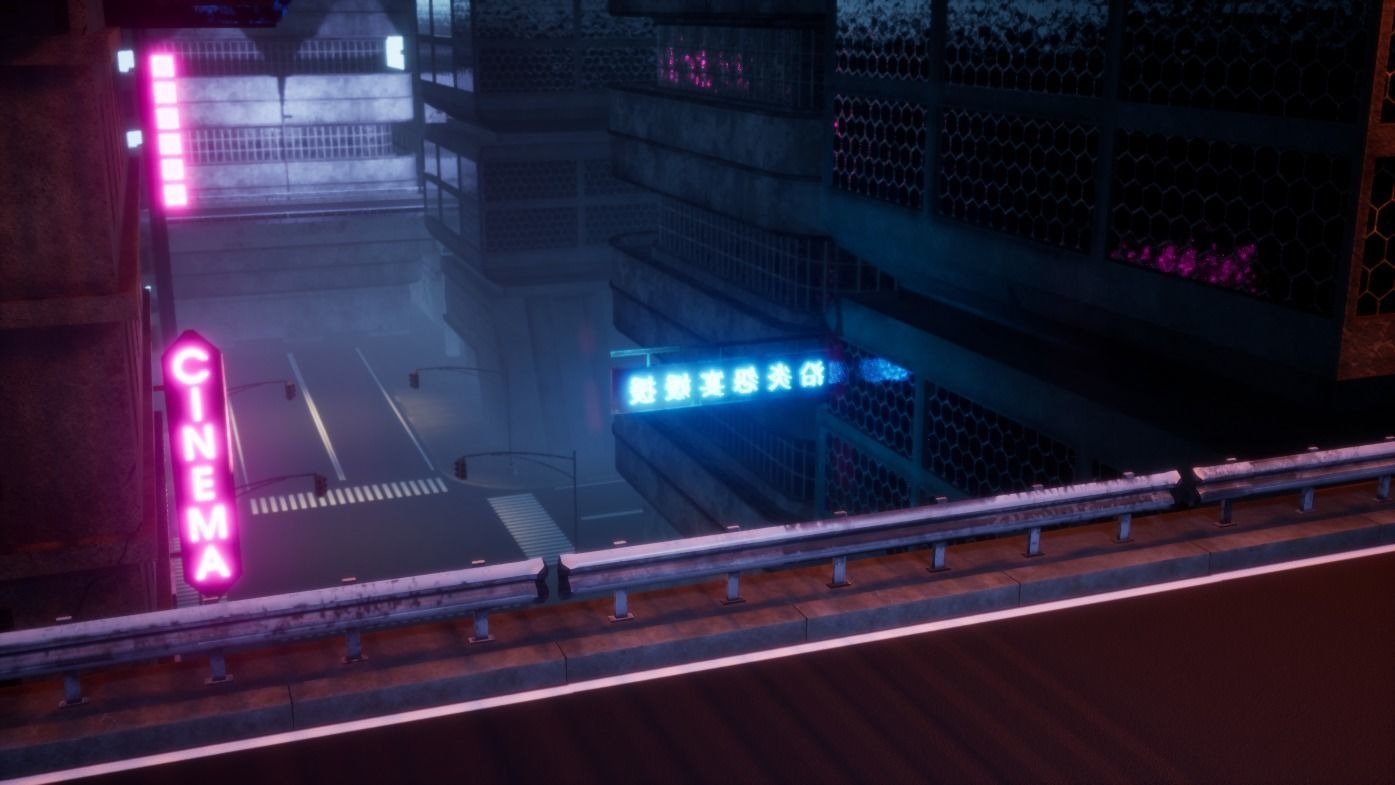 Cyberpunk - Asset Pack Low-poly 3D model_72