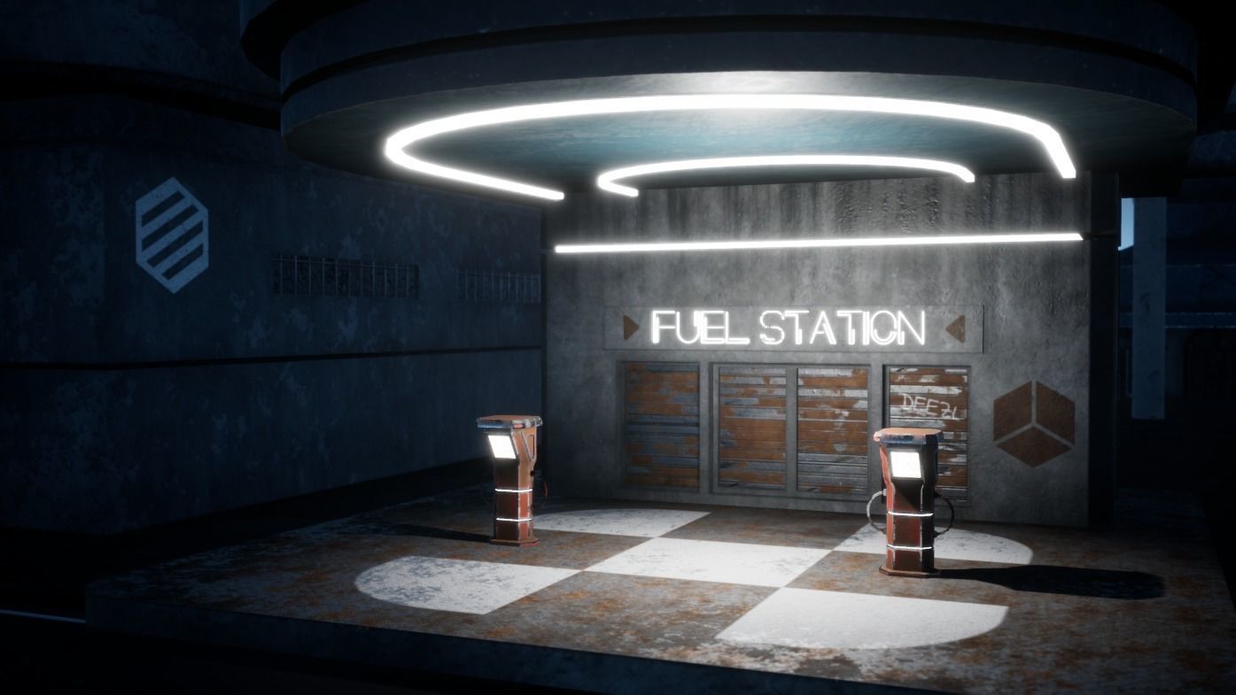 Cyberpunk - Asset Pack Low-poly 3D model_58