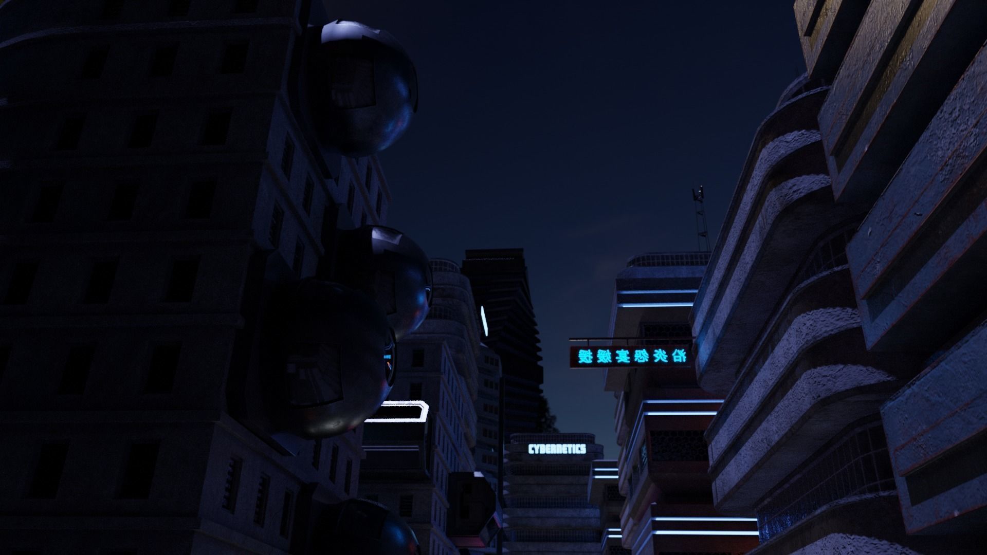 Cyberpunk - Asset Pack Low-poly 3D model_14