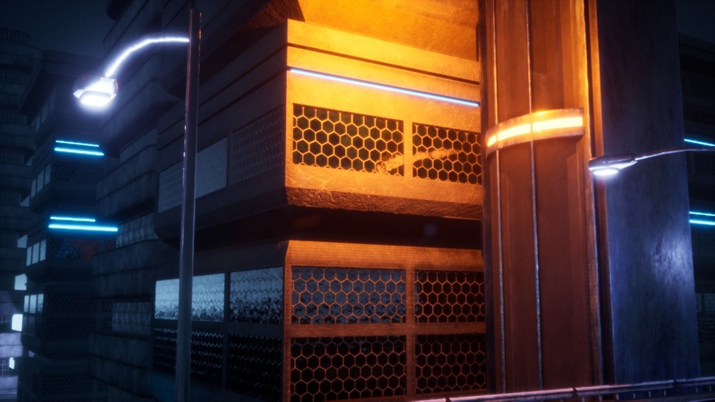 Cyberpunk - Asset Pack Low-poly 3D model_74