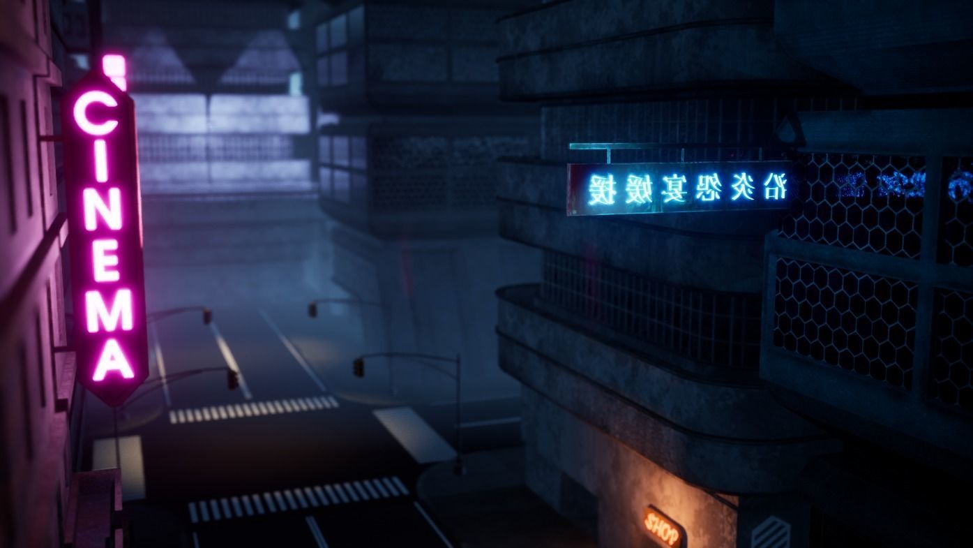 Cyberpunk - Asset Pack Low-poly 3D model_53