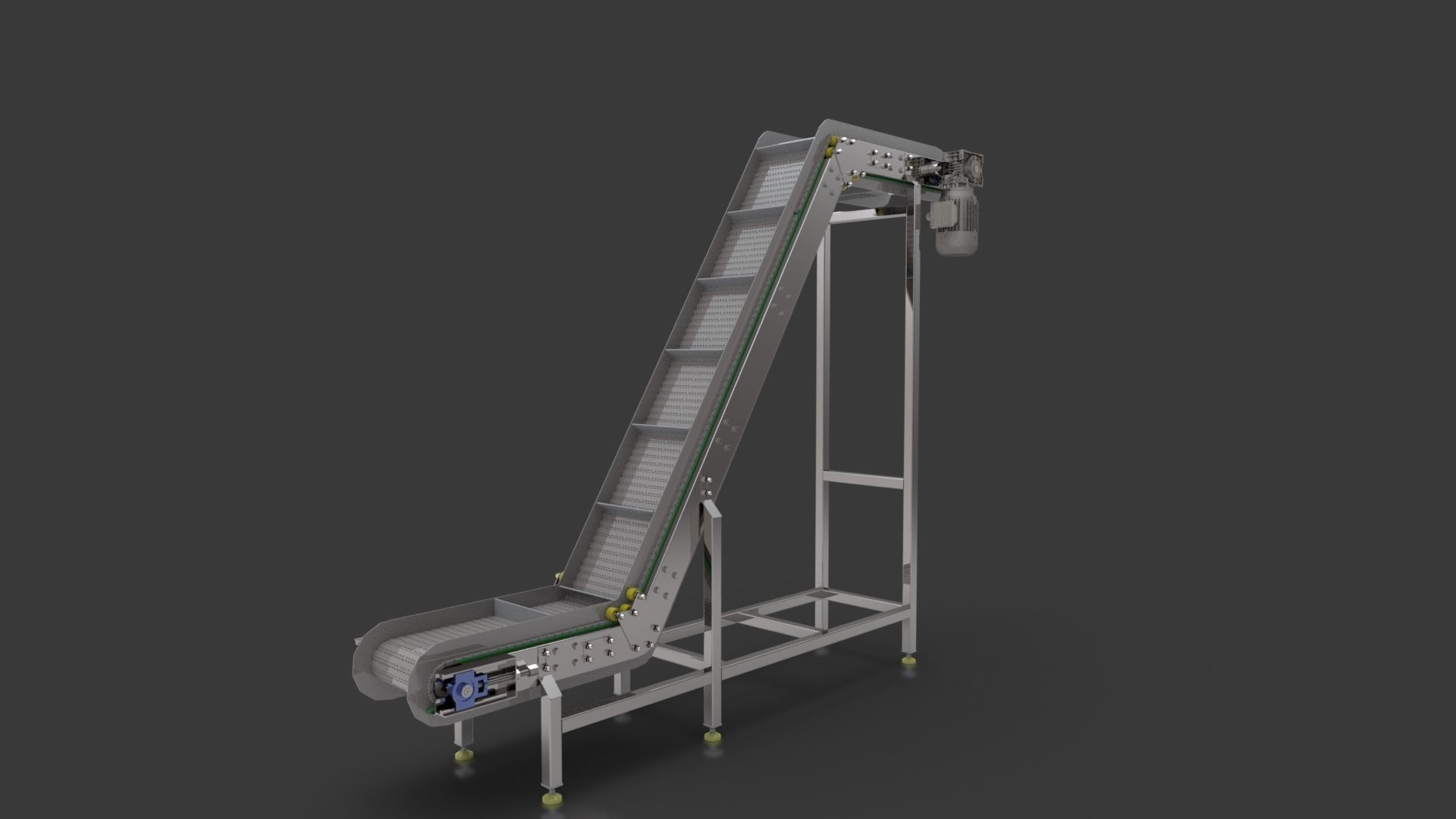 Food Conveyor 3D model_5