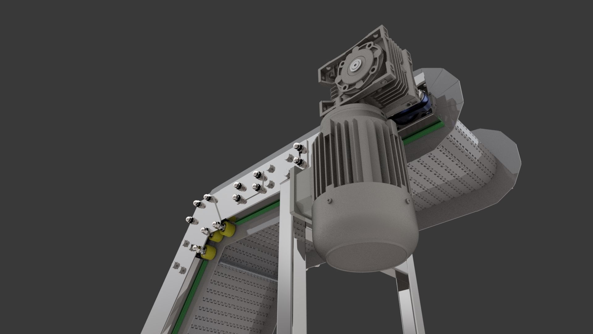 Food Conveyor 3D model_4