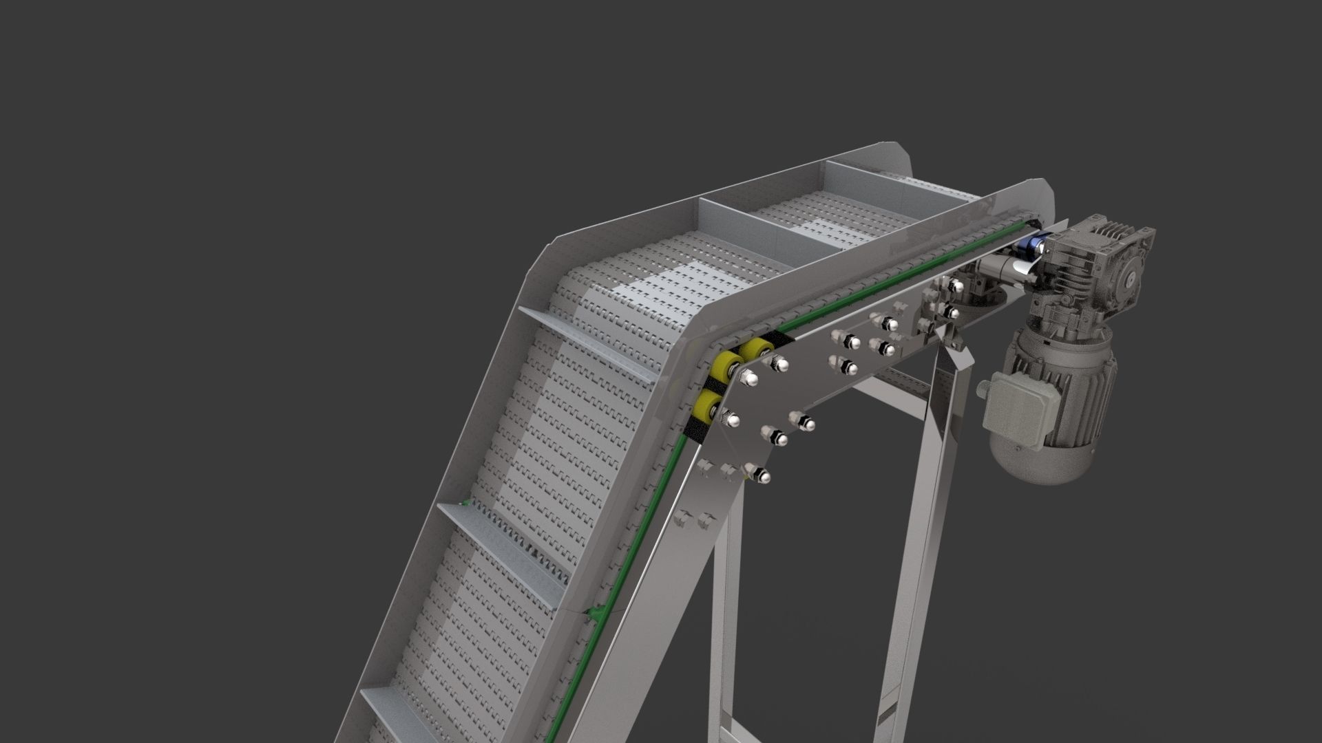 Food Conveyor 3D model_1