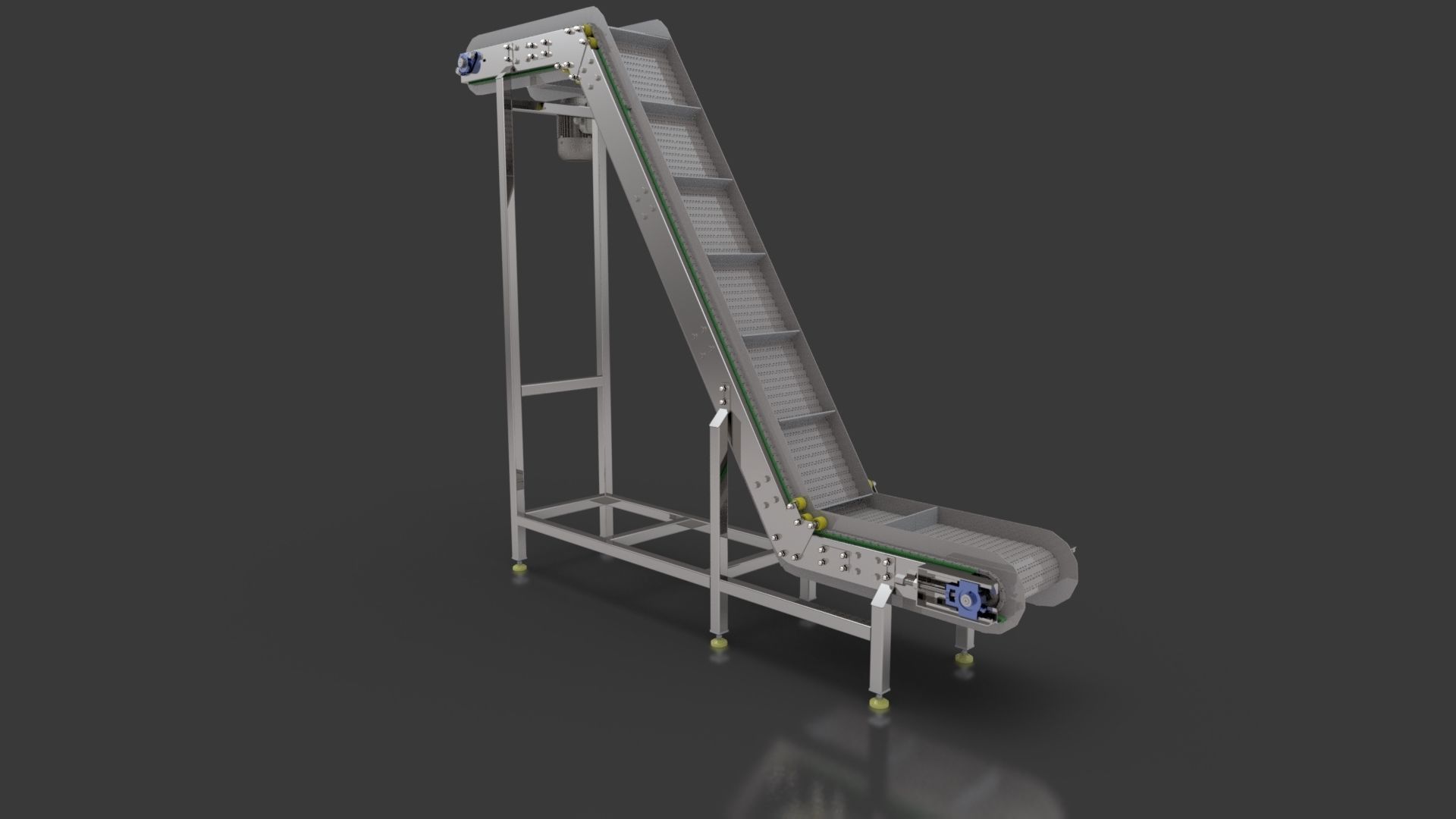 Food Conveyor 3D model_11
