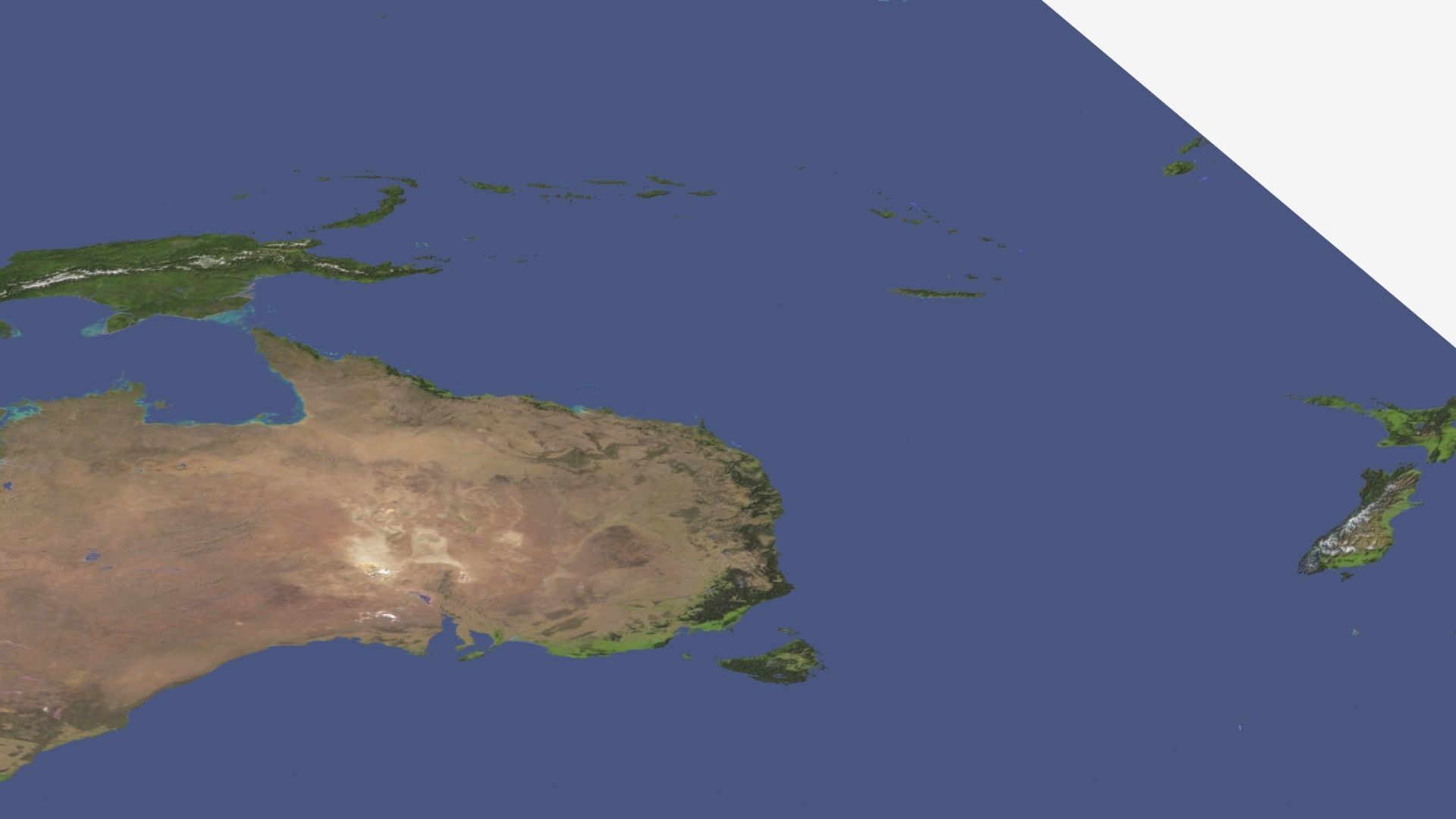 World Map Low-poly 3D model_10