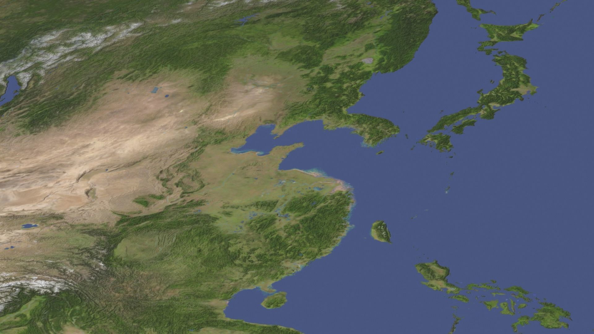 World Map Low-poly 3D model_9