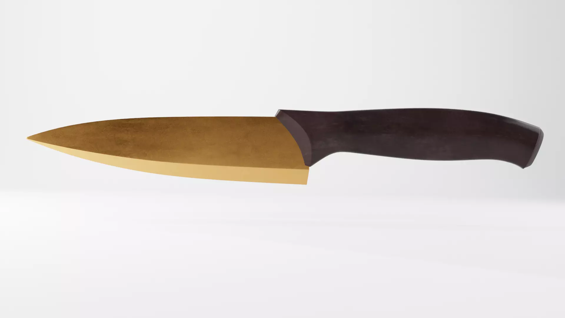Low Poly Kitchen Knife Low-poly 3D model_0